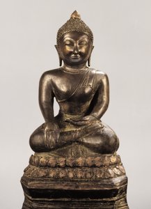 Buddhabild från Ayutthaya-perioden (brons)
