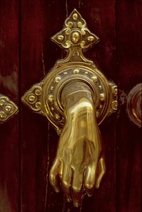 Dörrknackare i form av en hand (mässing) (detalj av 141228)