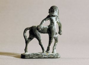 Iberisk konst: skulptur av en kentaur från 600- till 400-talet f.Kr. (brons)