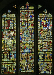 Återställ schweiziska paneler (målat glas) av Swiss School