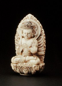 Buddha (elfenben och pigment) (se även 210144)