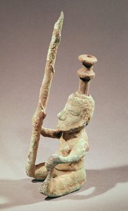 Warrior, Dong-son Civilisation, från Vietnam (brons)
