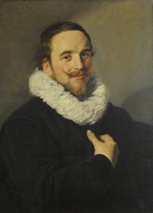 Porträtt av en gentleman av School of Frans Hals