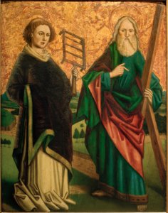 Meister, de heliga Laurentius och Andreas av Schweizer Meister