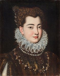 Porträtt av Clelia Farnese 1552-1613, andra hälften av 1500-talet..
