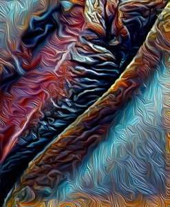 Blue Tear, 2021 (digital) av Scott J. Davis