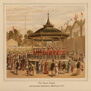 The Band Stand, Internationella utställningen, Edinburgh av Scottish School