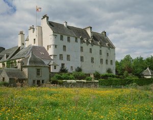 Utsikt över Traquair House av Scottish School