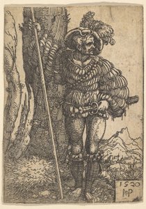A Lansquenet, 1520. av Sebald Beham