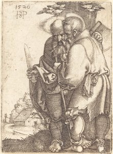 Bartolomeus och Mattias av Sebald Beham