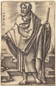 Judas Thaddeus av Sebald Beham