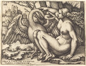 Leda och Svanen av Sebald Beham