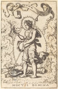 Luna av Sebald Beham