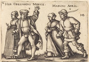 mars och april av Sebald Beham
