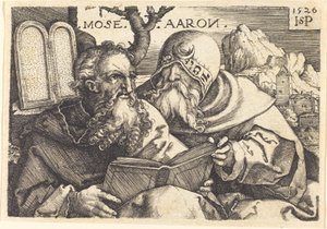 Moses och Aron av Sebald Beham