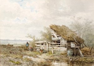 Landskap av Sebastiaan Mattheus Sigismund de Ranitz