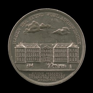 Inselspital, Bern [omvänd], 1818. av Sebastian Burger
