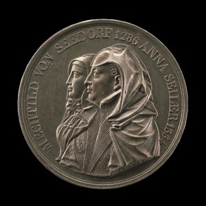 Mechtild von Seedorf och Anna Seiler [framsidan], 1818. av Sebastian Burger