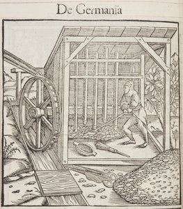 Cosmographia, detalj av Fol 43 av Sebastian Munster