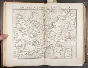 Europa, från Cosmographia, 1544