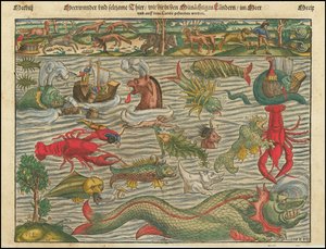 Havets underverk och märkliga djur, som man hittar i grannländerna i havet och på land av Sebastian Munster