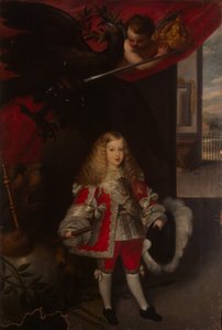 Porträtt av Karl II av Spanien som ett barn, 1667-1670 av Sebastian de Herrera Barnuevo