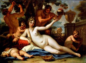 Bacchante och Satyrer, c1713 av Sebastiano Ricci