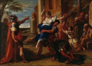 Rån av Dina. Omkring 1700