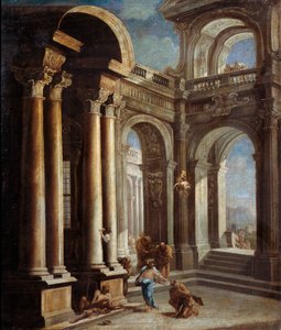 Healing of blind Man of Jericho