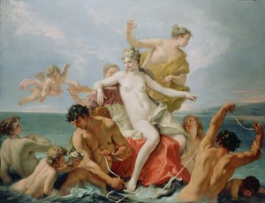 Marine Venus triumf, ca 1713 (olja på duk) av Sebastiano Ricci