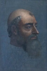 Porträtt av Clement VII med skägg av Sebastiano del (c.1485-1547) Piombo