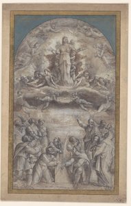 Marias antagande av Sebastiano del Piombo