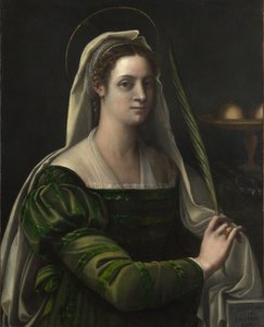 Saint Agatha, ca 1540 av Sebastiano del Piombo