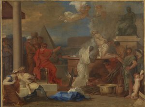 Aposteln Johannes martyrium av Sébastien Bourdon