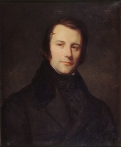 Porträtt av Edgar Quinet 1803-1875, ca 1835. av Sebastien Melchior Cornu