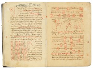 Ett kompendium av avhandlingar om astronomi och matematik av Nasir Al-Din Muhammad bin Al-Hasan Al-Tusi av Seljuq Dynasty