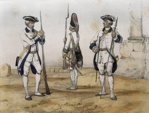 Linjeinfanterister under Karl III av Spaniens regeringstid av Serafin Maria Earl of Clonard De Sotto