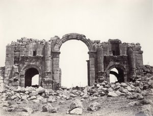 Hadrians båge i Jerash, 1867