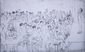 Komikerna vilar hem, 1916 av Sergei Alexandrovich Polyakov