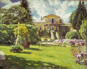 Dacha nära Moskva av Sergei Arsenevich Vinogradov