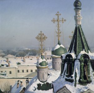 Utsikt från ett fönster av Moskvas målarskola, 1878 av Sergei Ivanovich Svetoslavsky