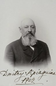 Porträtt av Dmitrij Sergejevitj Sipjagin 1853-1902, 1902