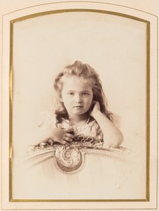 Tatiana Nikolaievna de Russie (1897-1918) - Storhertiginnan Tatyana av Ryssland, av Levitsky, Sergei Lvovich (1819-1898). Albumin foto