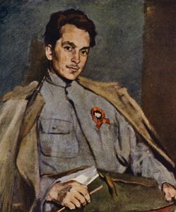 Porträtt av den ryska författaren och revolutionären Dmitrij Furmanov