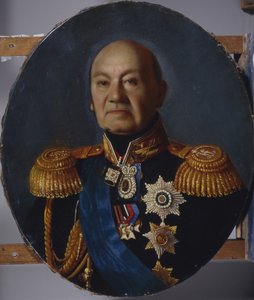 Porträtt av greve Arseny Andreyevich Zakrevsky 17831865, efter 1848