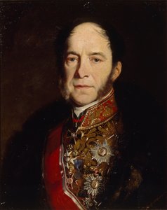 Porträtt av generalamiralen Kondrati Kondratievich Stoffregen 1817-1873, 1867