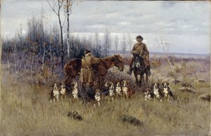 räv jakt av Sergey Semyonovich Voroshilov