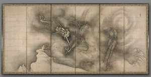 Drake och tiger, 1500-tal. av Sesson Shkei