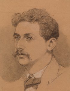 Porträtt av en man av Severin Falkman