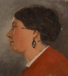 Profil av en kvinna av Severin Falkman